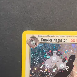 Pokemon TCG Karte Dunkles Magneton 1 Edition 11/82 Holo Rare Dark Rocket Deutsch - Image 4