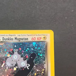 Pokemon TCG Karte Dunkles Magneton 1 Edition 11/82 Holo Rare Dark Rocket Deutsch - Image 5