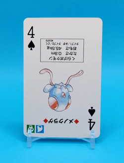 Pokemon Card Japanese - Tentacool - 4 of Spades - Poker - Venusaur Deck - Image 2
