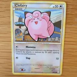 CLEFAIRY 60/123 POKEMON CARD (HEARTGOLD AND SOULSILVER SET) - Image 1