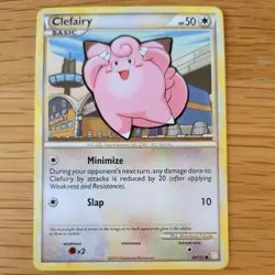 CLEFAIRY 60/123 POKEMON CARD (HEARTGOLD AND SOULSILVER SET) - Image 2