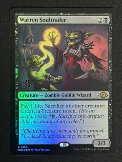 1x MTG Warren Soultrader (Foil) - Prerelease Cards (PRE) (MH3) #110 - Magic - Image 1