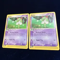 Kirlia 34/109 Ex Ruby & Sapphire Pokemon Card E Series Uncommon Non-Holo 2 - Image 1