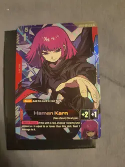 Gundam TCG CARD GAME - HAMAN KARN - GD02-091 R+ FOIL ENGLISH DUAL IMPACT - Image 1