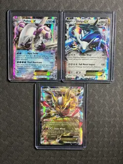 Pokemon EX Card Lot - Palkia EX, Dialga EX & Giratina EX (Lightly Played) - Image 1