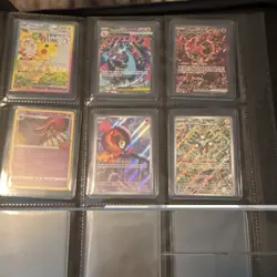 Pokemon TCG Holo Card Lot - Pikachu EX, Gengar, Mega Charizard X - 6 Cards - Image 1