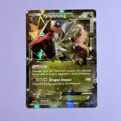 Pokemon Tyrantrum EX Ultra Rare Black Star Promo Card XY70 - Ungraded NM - Image 1
