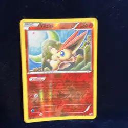 Victini Reverse Holo 23/113 Legendary Treasures Pokemon Card - Image 1
