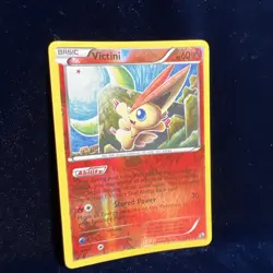 Victini Reverse Holo 23/113 Legendary Treasures Pokemon Card - Image 2