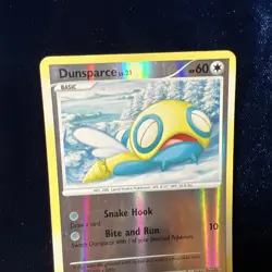 Dunsparce 47/123 Reverse Holo Mysterious Treasures Pokemon Card - Image 2