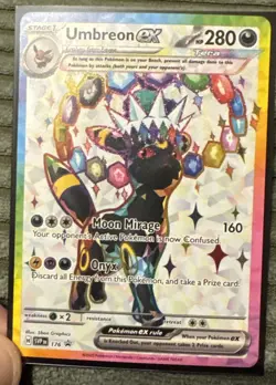 Pokemon Umbreon EX SVP 176 Premium Figure Collection Black Star Promo card - Image 1