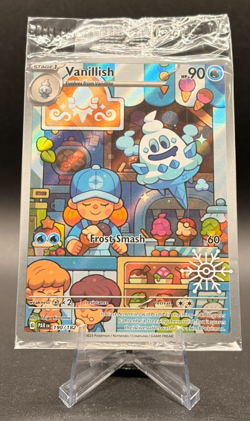 Pokemon TCG Vanillish 190/182 Holiday Calendar 2025 Festive Stamp Promo Card - Image 1