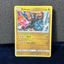 Zekrom 46/70 Holo Rare Dragon Majesty Pokemon Card Near Mint - Image 1