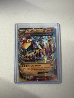 Pokemon TCG XY: Primal Clash Primal Groudon EX 86/160 Ultra Rare Holo Card - Image 1