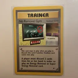 No Removal Gym 102/132 Rare Gym Heroes Unlimited Pokemon Card NM - Image 1