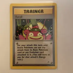 Recall 116/132 Gym Heroes Unlimited Pokemon Card NM - Image 1