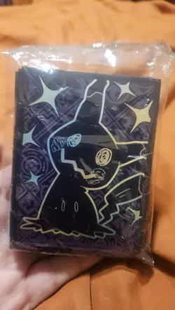 Pokemon Card Sleeves 65 Count 2023 Mimikyu Paldean Fates New Sealed - Image 1