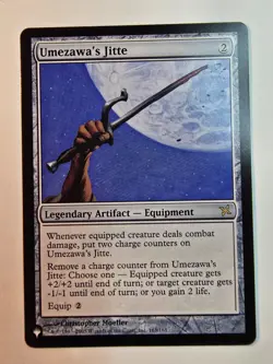 MTG - Umezawa's Jitte - 163 - The List - NM - Image 1