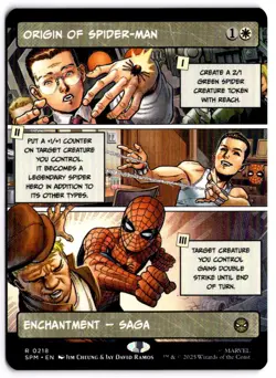 MTG Origin of Spider-Man (Borderless) R 218 NM - Image 1