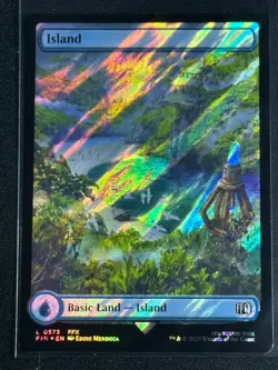 Magic MTG Final Fantasy Collector's Commander Surge Foil Island SP FFX 3 - Image 1
