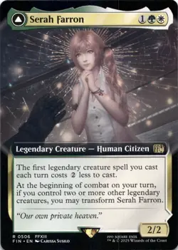 Serah Farron EXTENDED ART Final Fantasy Magic MTG NM - Image 1
