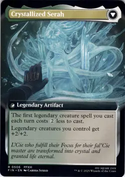 Serah Farron EXTENDED ART Final Fantasy Magic MTG NM - Image 2