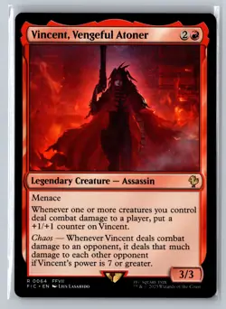 Vincent, Vengeful Atoner Commander: FINAL FANTASY 64 Rare - Image 1