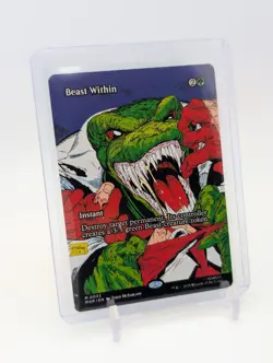 MTG - Beast Within - Borderless Mythic #33 - Marvel Universe Eternal NM - Image 1