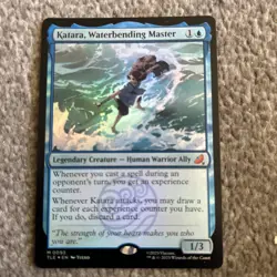 MTG Magic The Gathering Avatar Katara Waterbending Master Eternal-Legal Foil - Image 1