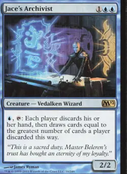 Magic 2012 (M12) #59 Jace's Archivist - Image 1