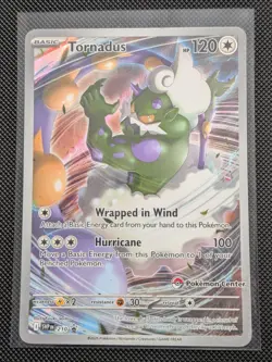 Pokemon Tornadus #210 White Flare Pokemon Center Black Star Promo - NM - Image 1