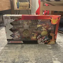 Pokemon Celebrations V Memories Collection Box Charizard and Sylveon 25th Anni - Image 1