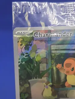 SEALED Pokemon Scarlet & Violet Obsidian Flames Charmander 044 Black Star Promo - Image 3