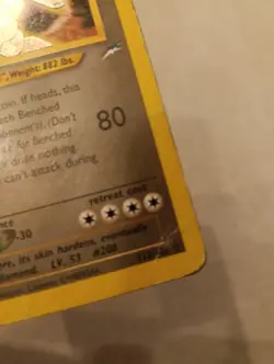 2002 Pokemon Neo Destiny Shining Steelix Holo #112/105 - Image 3