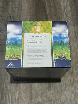 Pokemon GO Premier Deck Holder Collection Dragonite VSTAR FACTORY SEALED!! - Image 4