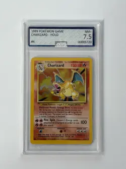 1999 Pokemon TCG Charizard Base Set Unlimited 4/102 - Image 1