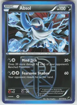 Pokemon TCG Absol - (Moltres Legendary Battle Deck) Rare Deck Exclusives 067/11 - Image 1