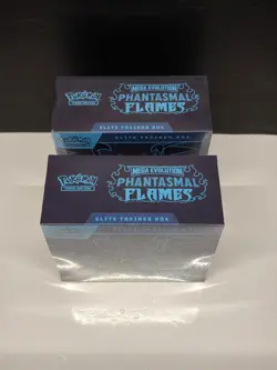 Pokemon Mega Evolution Phantasmal Flames Elite Trainer Box ETB Sealed Lot Of 2!! - Image 1