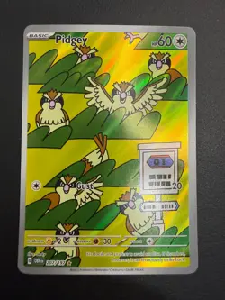 Pokemon - Pidgey 207/197 Illustration Rare - Scarlet & Violet Obsidian Flames - Image 1