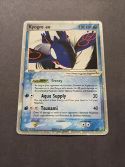 Pokemon TCG Kyogre EX 037 Black Star Promo LP - Image 2