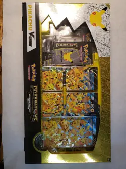 Pokemon Celebrations 25th Anniversary Pikachu V-union Premium Playmat Collection - Image 1