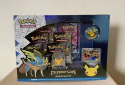 Pokemon Tcg Celebrations 25th Anniversary Deluxe Pin Collection Box Zacian 820650809422 - Image 1