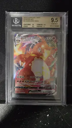 2020 Pokemon Charizard VMAX Starter Set Charizard VMAX BGS 9.5 002/021 - Image 1