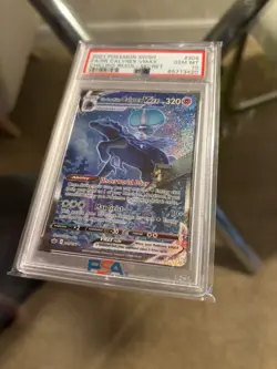 2021 Pokemon Shadow Rider Calyrex VMAX Secret Rare 205/198 Chilling Reign PSA 10 - Image 4