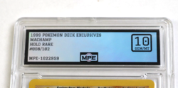 1999 POKEMON SET 1ST EDITION #8/102 MACHAMP HOLO MPE 10 GEM/MINT - Image 2