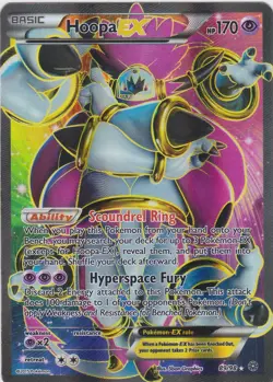 Hoopa EX #89/98 Pokemon XY Ancient Origins Full Art Ultra Rare HP - Image 1