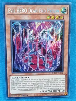 YuGiOh Cards - Evil HERO Dead-End Prison - SUDA-EN002 - Near Mint - Image 1