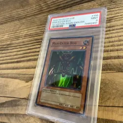 Yu-GI-Oh! - PSA 9 1st Edition LOB-108 Man-Eater Bug - Asian-English Print - Image 3