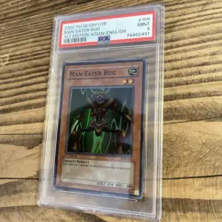 Yu-GI-Oh! - PSA 9 1st Edition LOB-108 Man-Eater Bug - Asian-English Print - Image 4