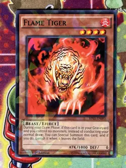 Yugioh Flame Tiger BP03-EN095 Shatterfoil Single - Image 1